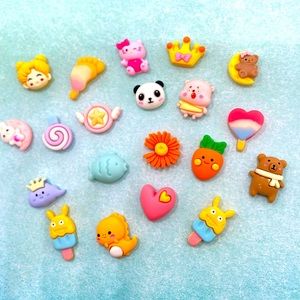 20pcs- Cartoon Kawaii 3D Stickers, Bottle/Phone/Refrigerator/laptop stickers